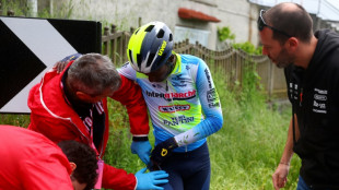 Eritrea's Girmay crashes out of Giro