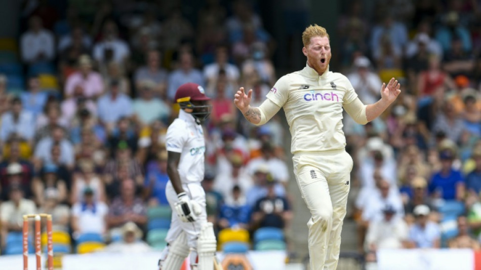 Stokes strikes but Brathwaite resists for West Indies