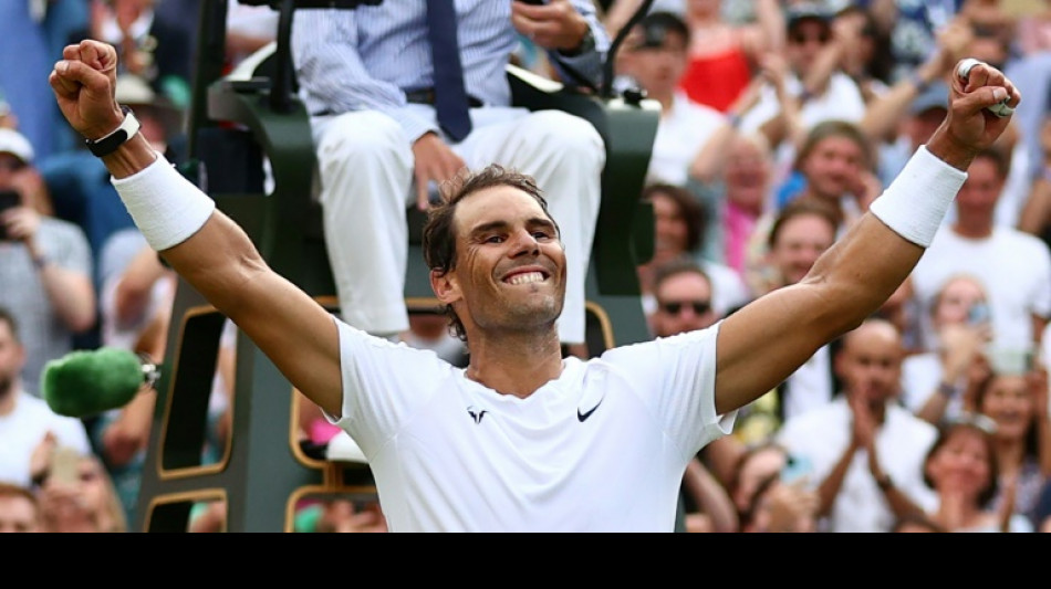 Nadal se medirá a Kyrgios en semifinal de Wimbledon, Garín eliminado