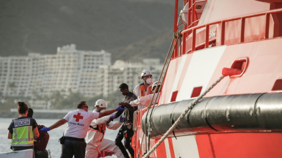 86 migrants secourus au large de l'archipel espagnol des Canaries