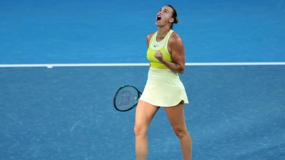 Aggressive Sabalenka, Zverev storm on as rain mars Australian Open