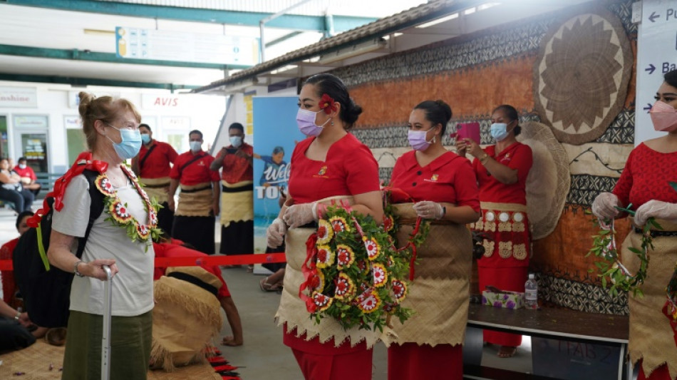 'Good to be back': Hugs and tears as Tonga reopens borders