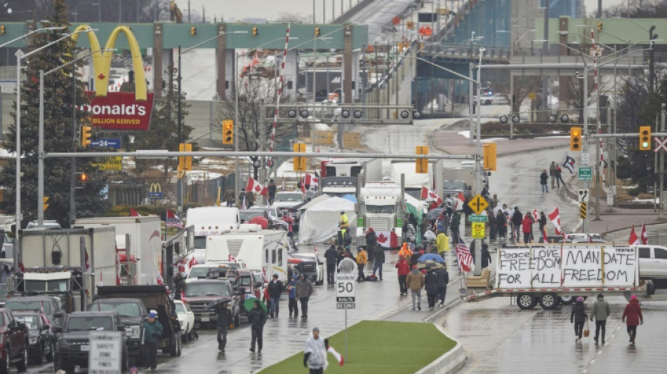 USA erhöhen wegen Lkw-Blockaden den Druck auf Kanada