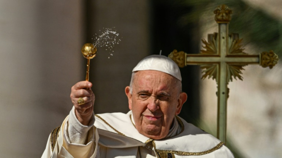 Pour Pâques, le pape condamne les "pierres d'achoppement" à la paix dans le monde