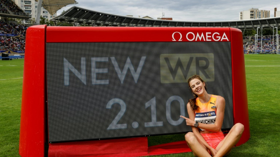 Ukraine's Mahuchikh sets new world women's high jump record