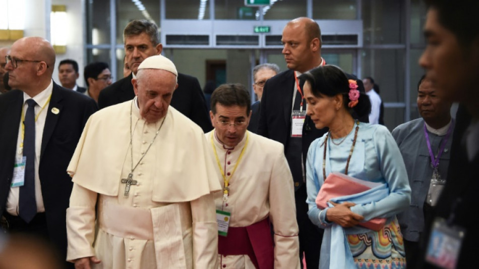 Pope offers refuge to Myanmar's jailed Suu Kyi: report