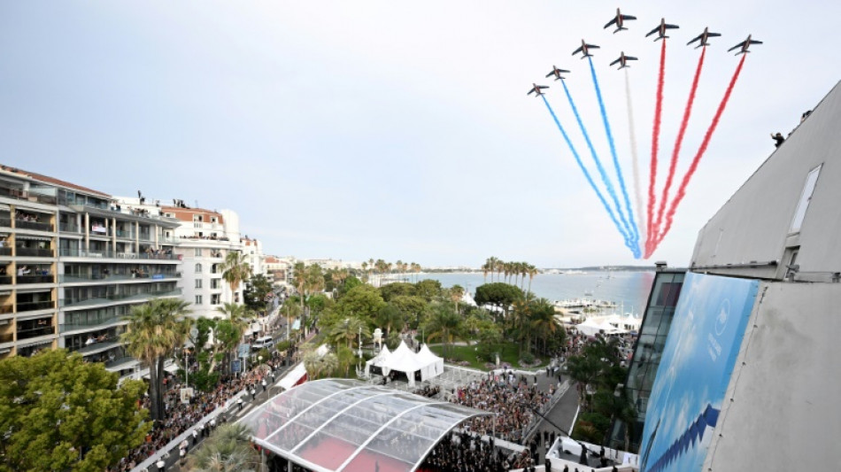 Ukraine film-makers horrified by Top Gun jet display at Cannes