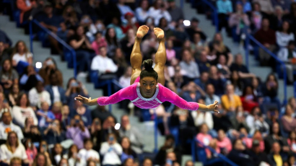 Biles launches Olympic year with impressive Core Hydration Classic win