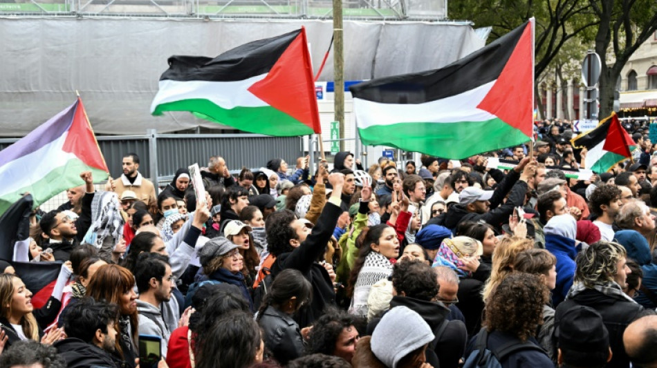 A Paris, des milliers de participants à un rassemblement pro-palestinien interdite