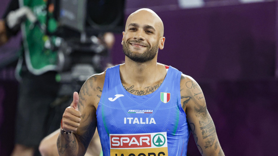 Europei atletica: Jacobs 'mi aspettavo di più, ma felice'