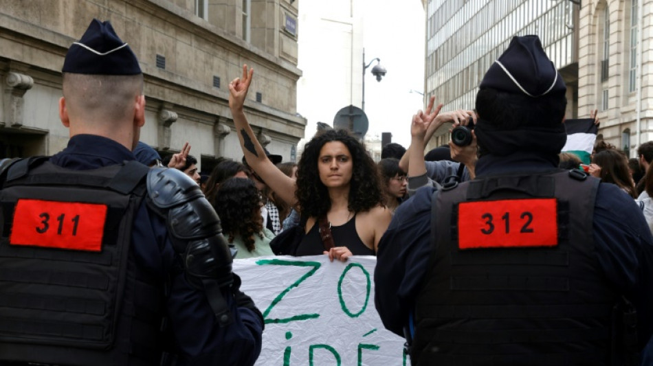 Sorbonne: les militants pro-palestiniens dispersés par la police