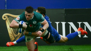 Six nations: l'Irlande, laborieuse face à l'Italie, peut encore espérer