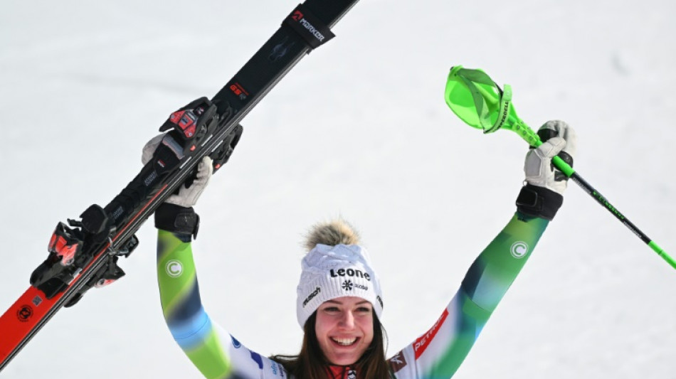 Slokar grabs final slalom with Vlhova third