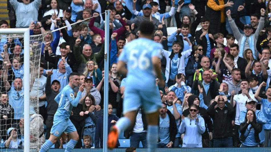 Foot: Manchester City sur la route du titre et de Haaland