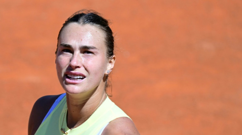 Sabalenka reaches Rome last 16, Djokovic returns after bottle drama