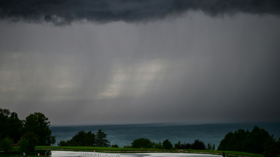 Japan's Furue leads as bad weather hits Evian Championship