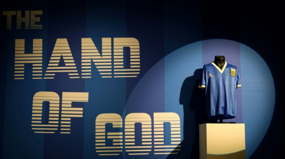 Maradona 'Hand of God' shirt to go on display during World Cup