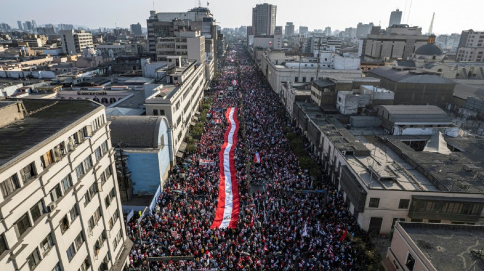 Thousands march in Peru calling for president's removal