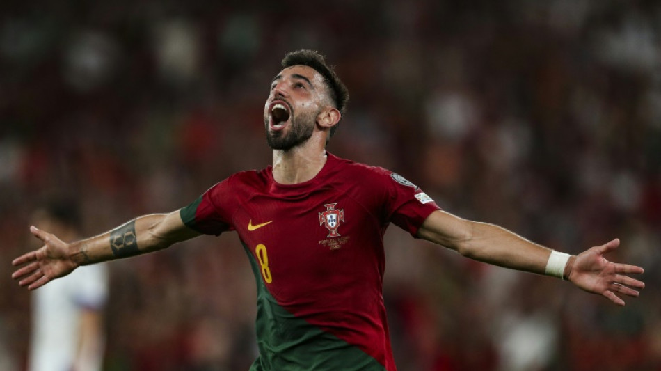 Com dois de Bruno Fernandes, Portugal vence Bósnia por 3 a 0 nas Eliminatórias da Euro