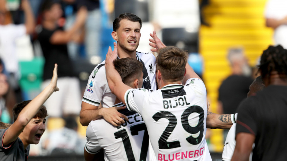 Udinese-Empoli 1-1 nello scontro salvezza, verdetti rinviati