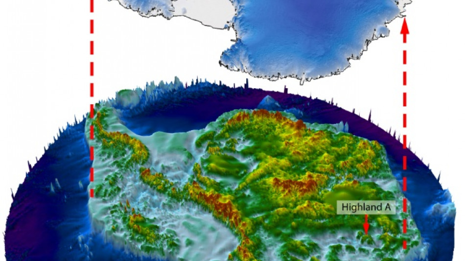 Sous la glace de l'Antarctique, un immense paysage caché