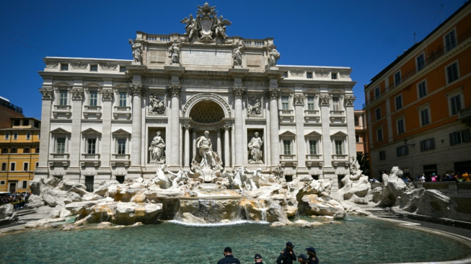 A Rome, cure de jouvence pour la fontaine de Trevi