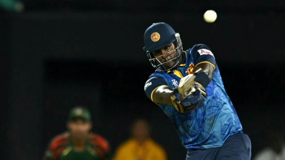 Sri Lanka's Mathews admits 'we let country down' at T20 World Cup