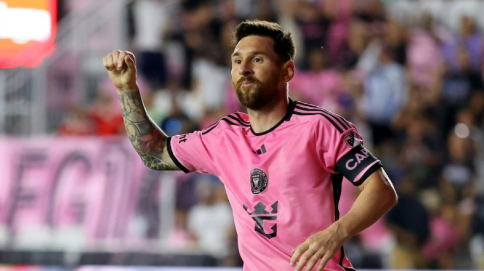 Messi double keeps Miami on top in MLS