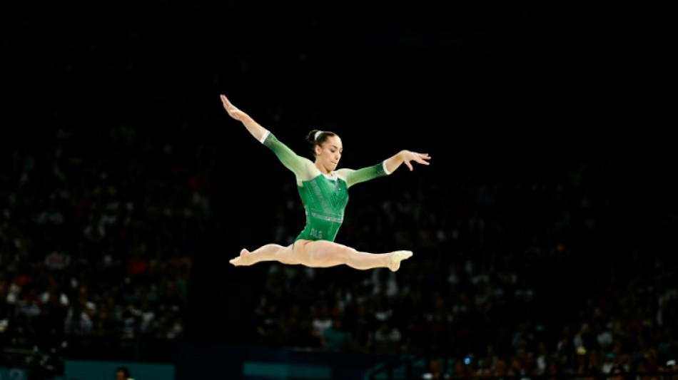 Algeria's Nemour outshines Biles, Qui on uneven bars