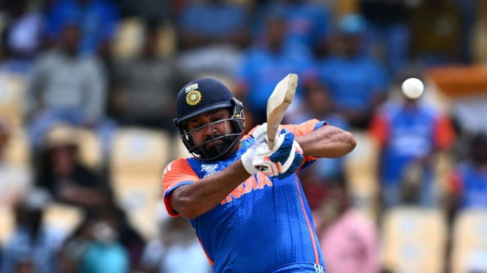 Rohit powers India to 205-5 against Australia in T20 World Cup