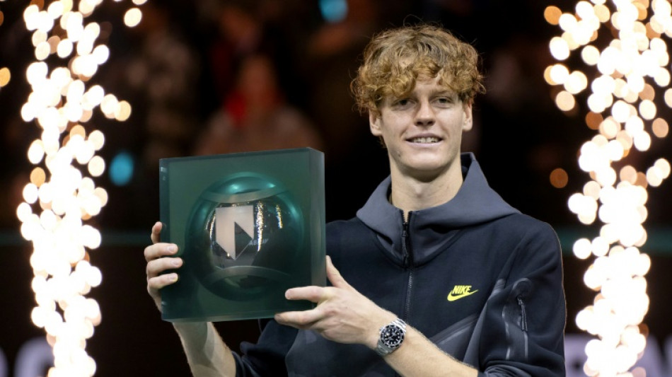 Jannik Sinner é campeão do ATP 500 de Roterdã