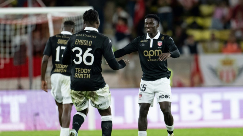 Monaco celebrate centenary with late win to join PSG top of Ligue 1