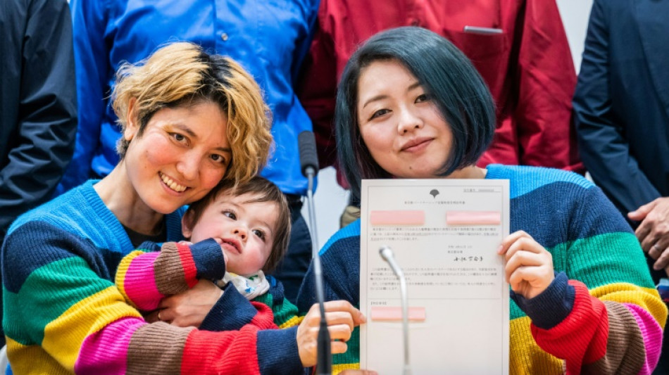 'Huge step forward': Tokyo recognises same-sex relationships