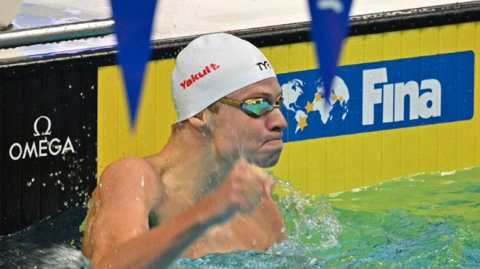 Natation: Léon Marchand champion du monde de 200m quatre nages