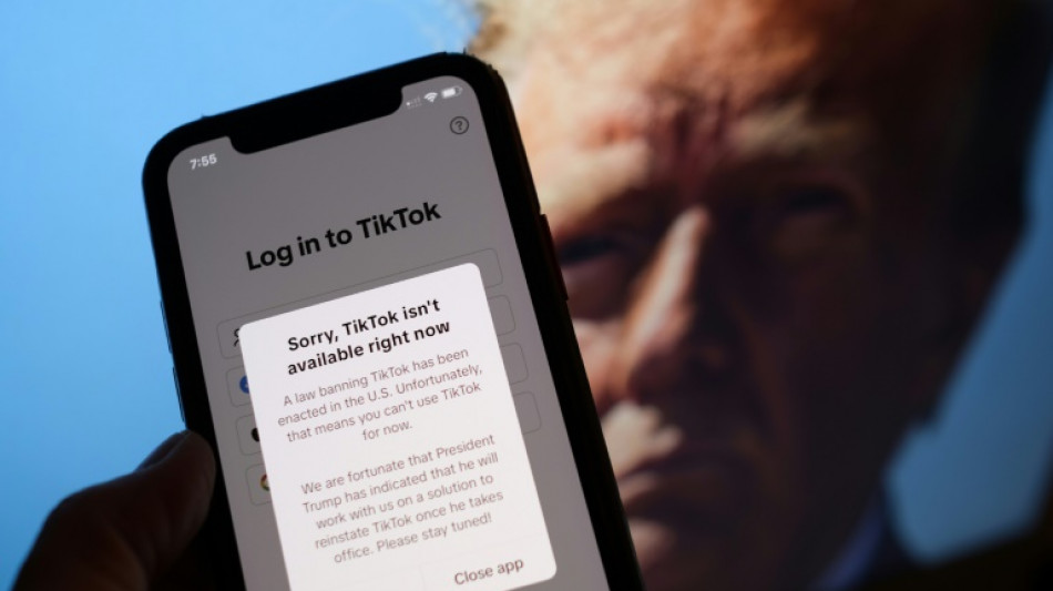 TikTok désormais inaccessible aux Etats-Unis compte sur "une solution" Trump