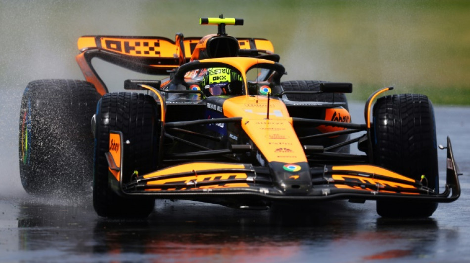 Norris fastest in first free practice at rain-hit Canadian GP