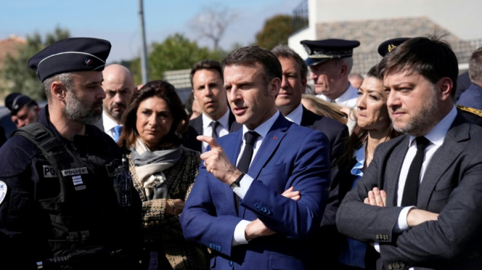 Macron de retour à Marseille pour une opération anti-drogue "sans précédent"