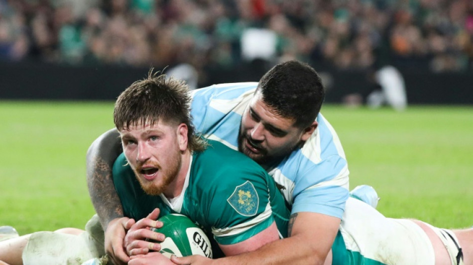 Rugby: l'Irlande aux deux visages bat l'Argentine en serrant les dents