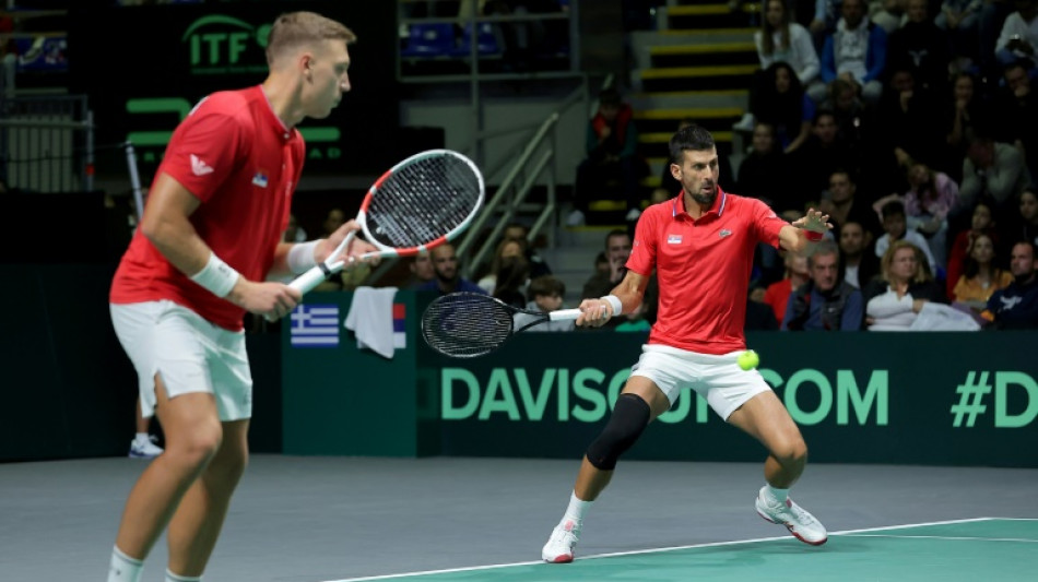 Doubles win for Djokovic secures Serbia's Davis Cup status