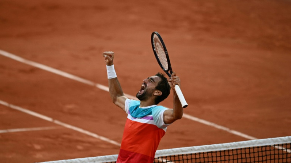 Marin Cilic y Casper Ruud protagonizarán una semifinal inédita en Roland Garros