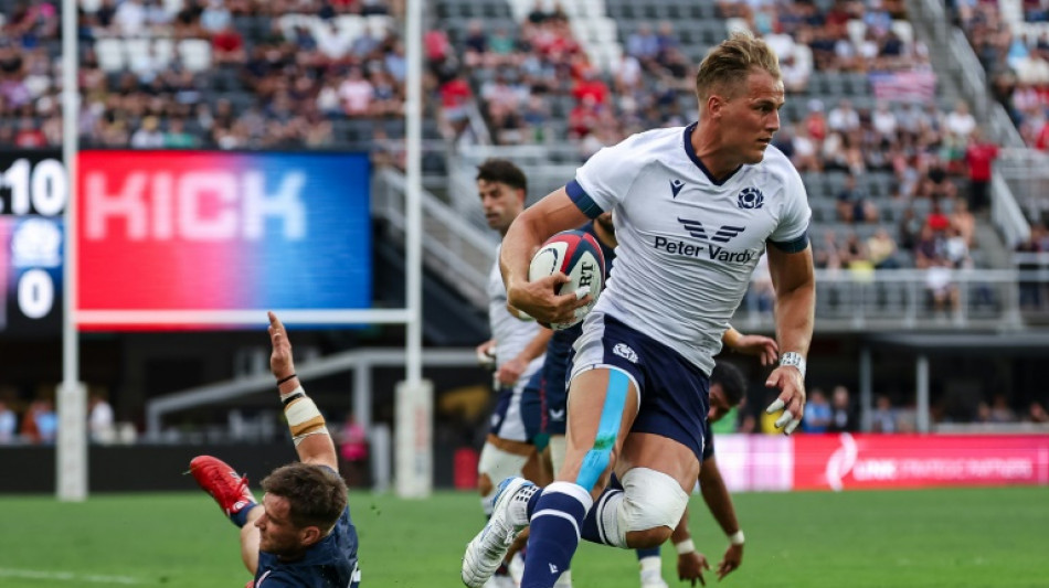 Van der Merwe equals try record as Scotland down US 42-7