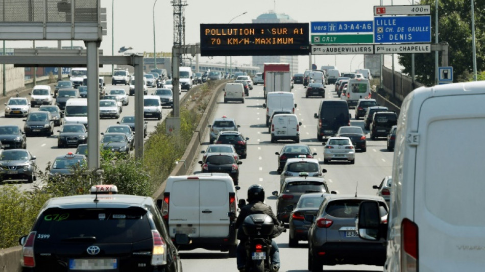 Pollution à Paris: circulation différenciée samedi