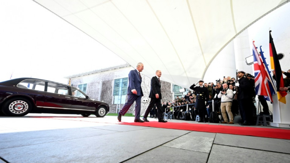 König Charles und Kanzler Scholz zu Gespräch zusammengekommen