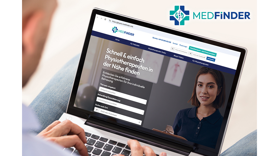 MedFinder Physio - Die neue Online-Plattform, die Physiotherapeuten und Patienten verbindet